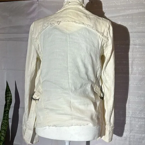 Free People open front waterfall cardigan jacket - Picture 6 of 8